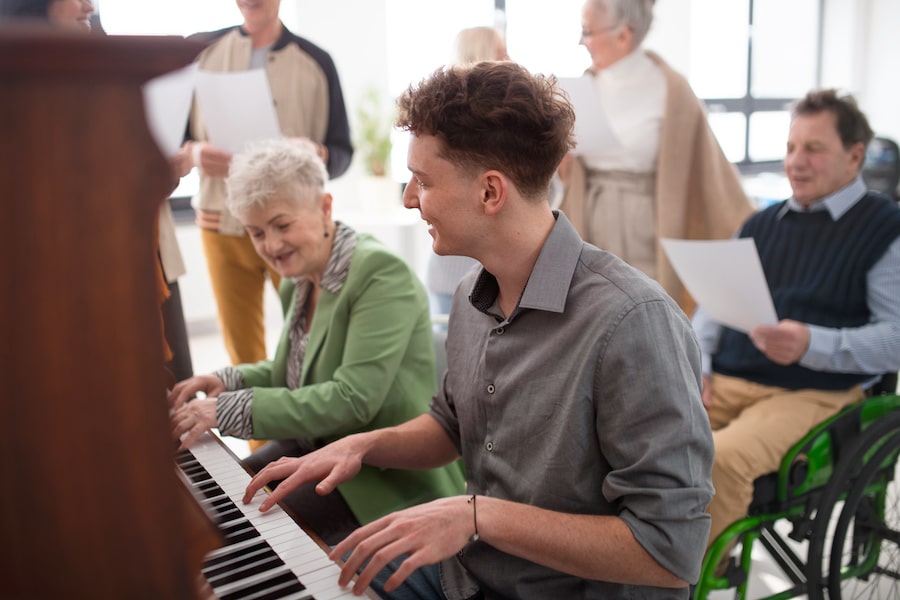 Enriching The Lives of Residents Through Art Music and Language Studies