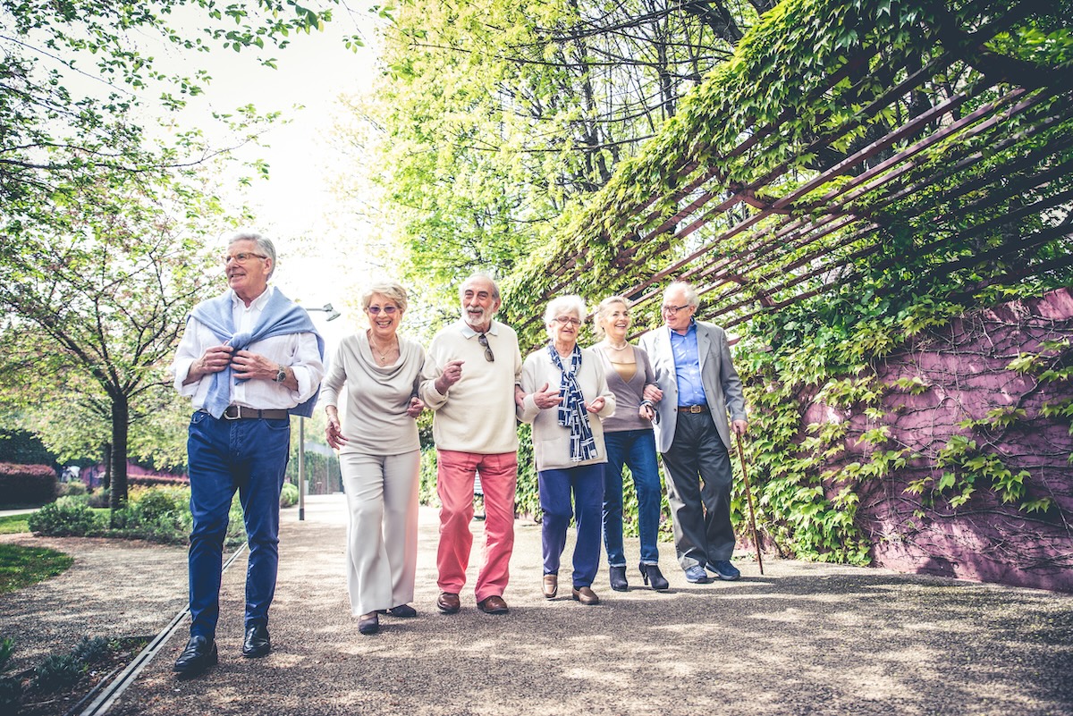 Cordwainer | Senior folks on a walking trail