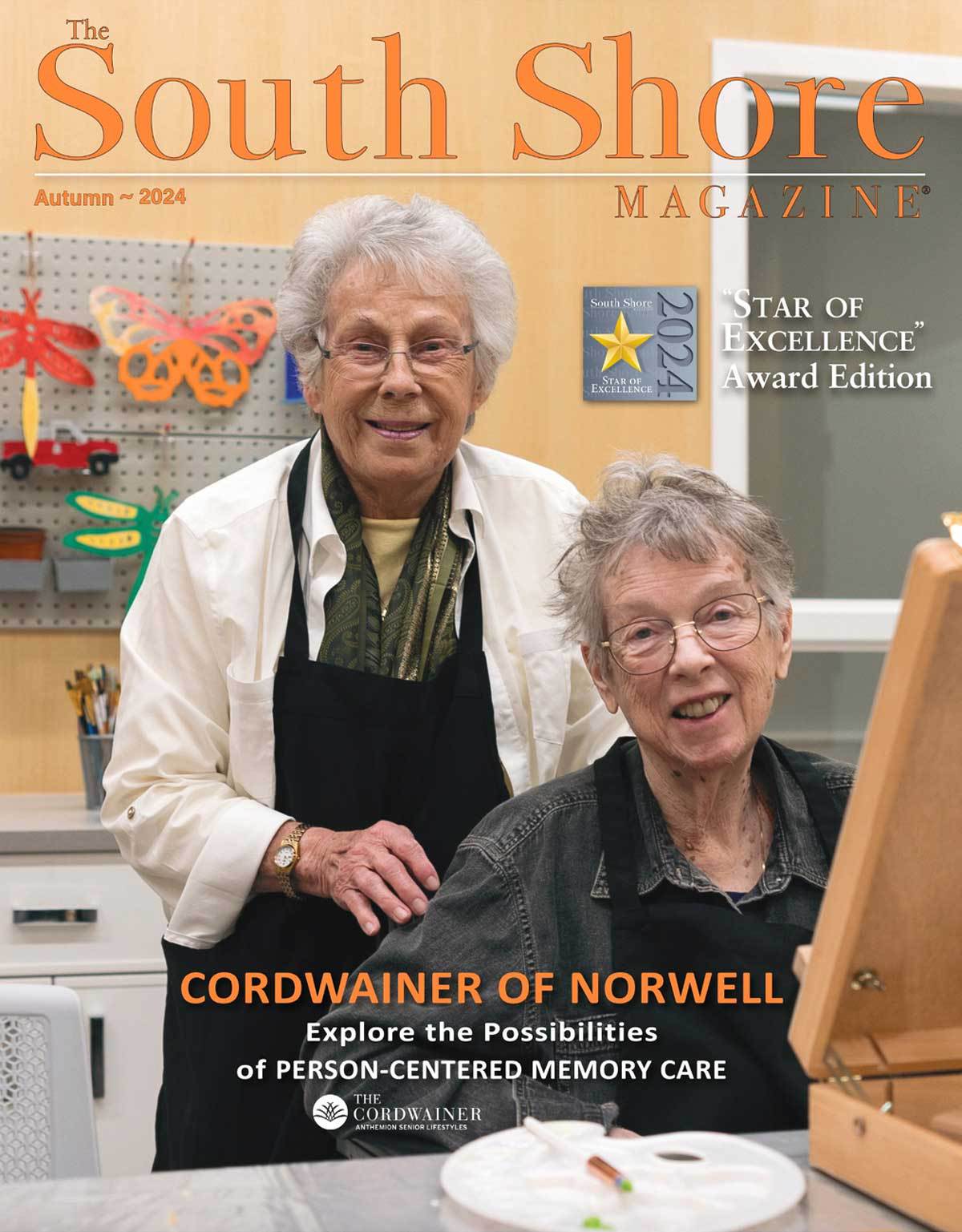 The Cordwainer Memory Care | South Shore Magazine cover